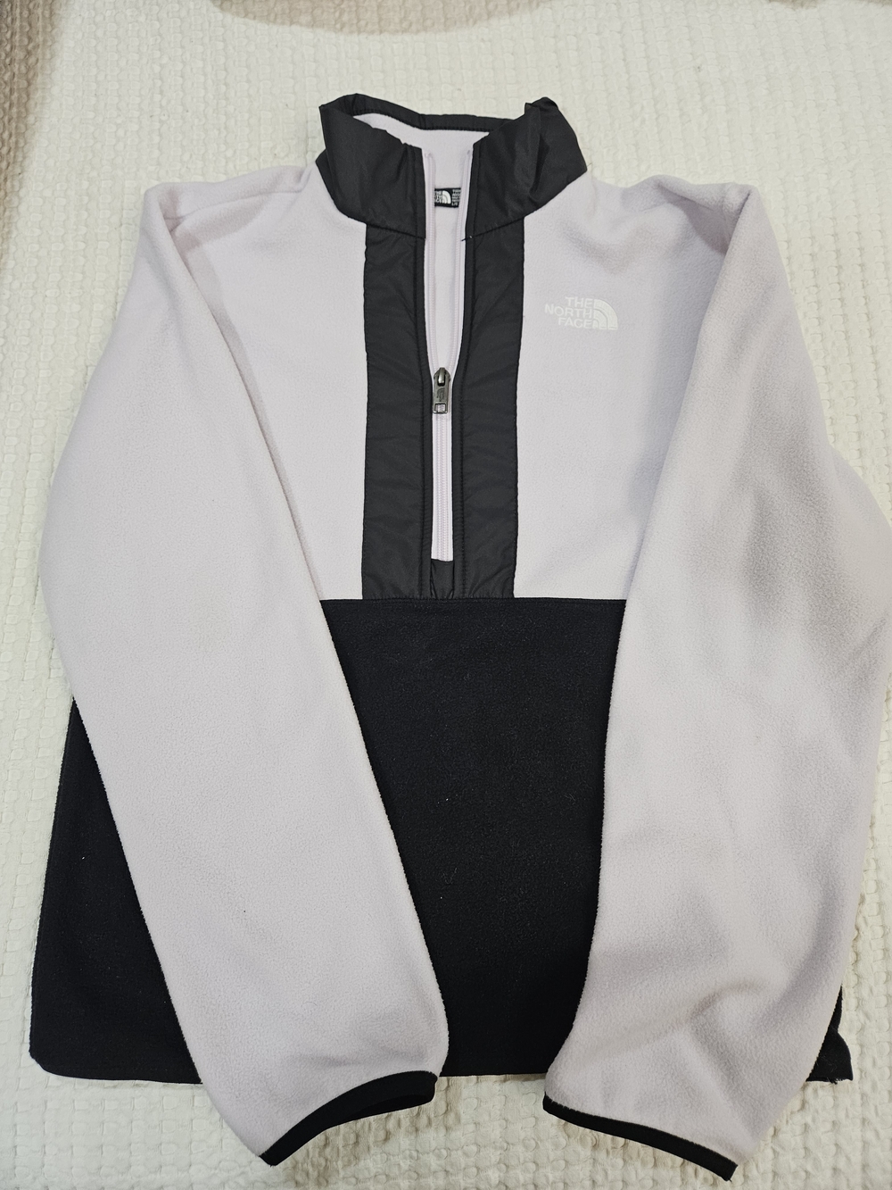 The North Face Half-Zip Fleece Jacket - Light Lavender & Black